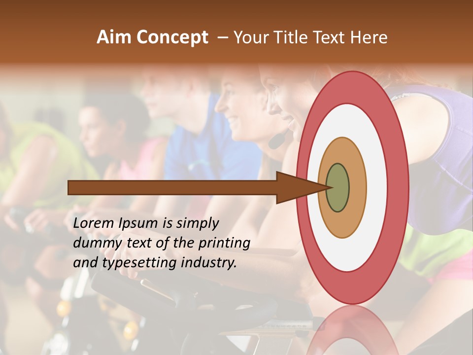 Flapping Striped Canadian PowerPoint Template