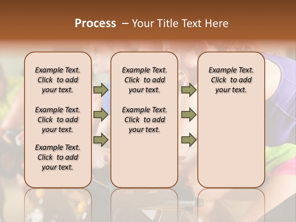 Flapping Striped Canadian PowerPoint Template
