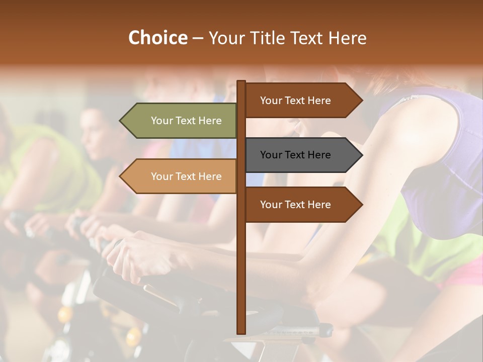 Flapping Striped Canadian PowerPoint Template