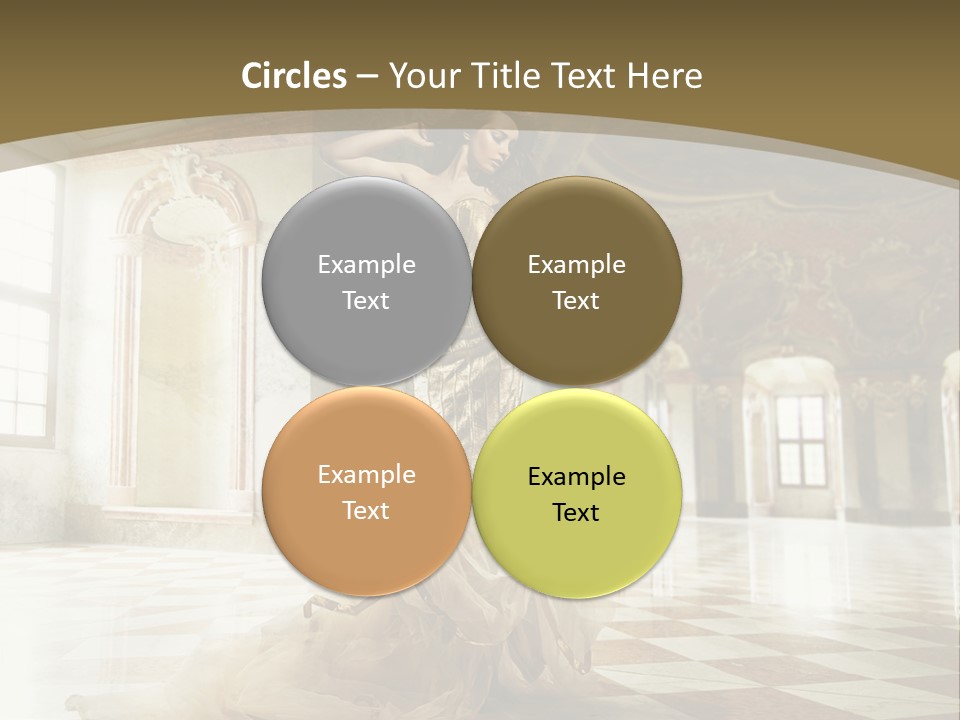 Female Glamor Fashion PowerPoint Template