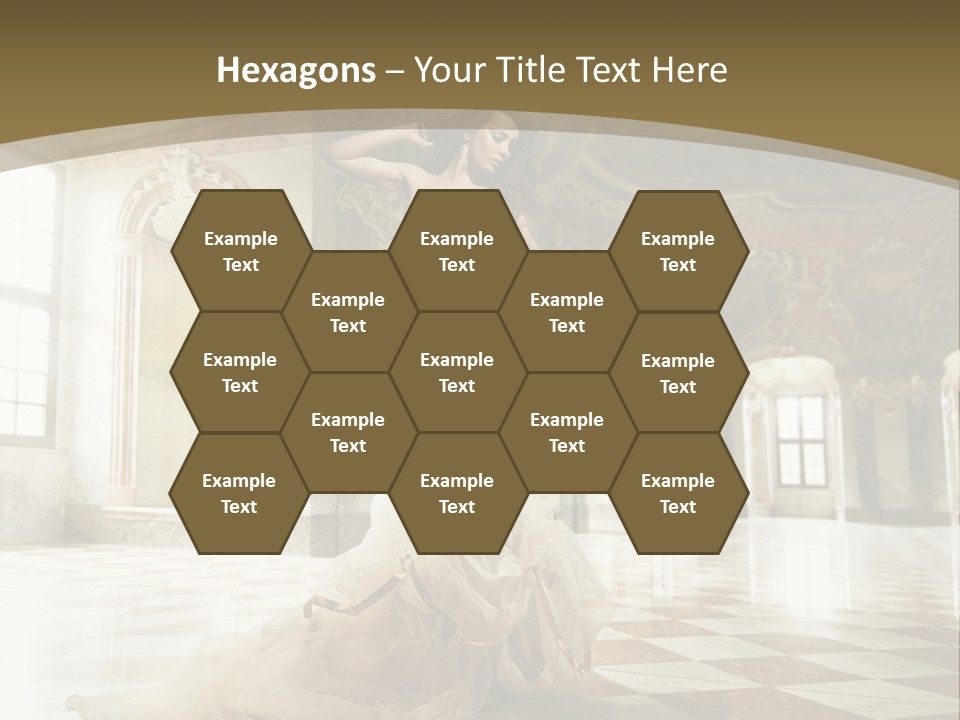 Female Glamor Fashion PowerPoint Template