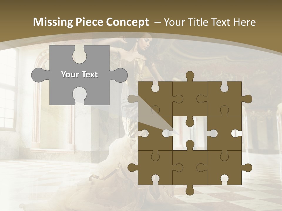 Female Glamor Fashion PowerPoint Template