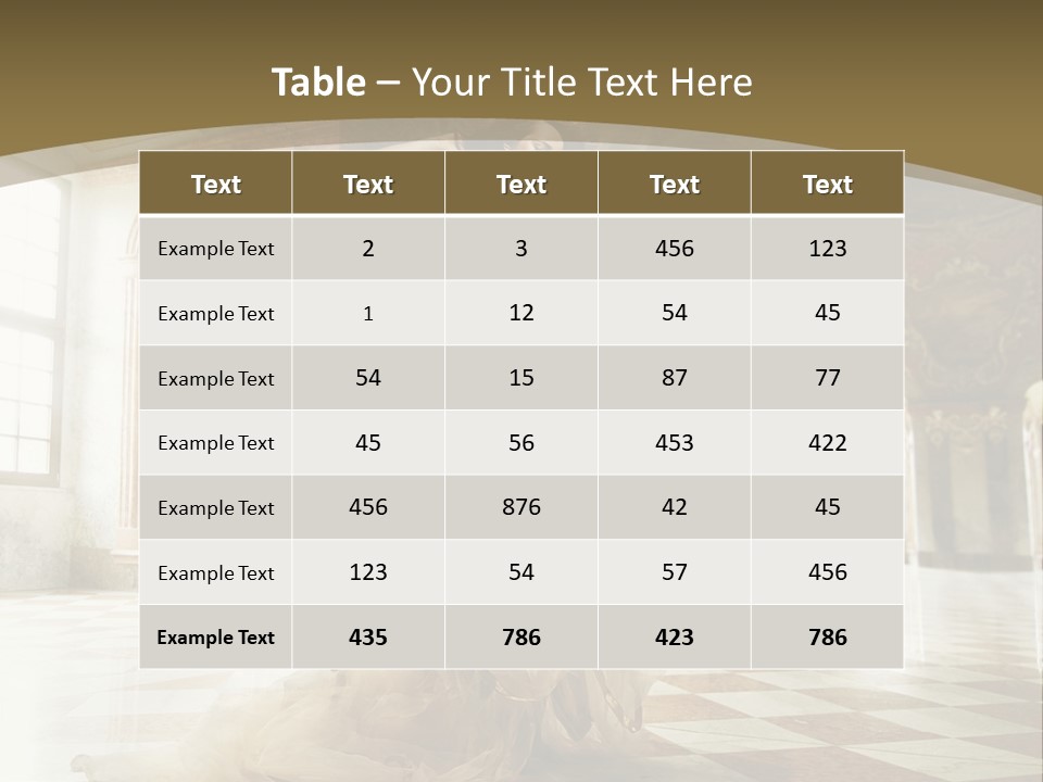 Female Glamor Fashion PowerPoint Template