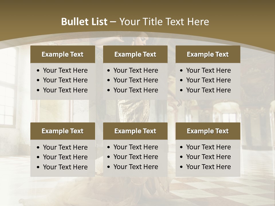 Female Glamor Fashion PowerPoint Template