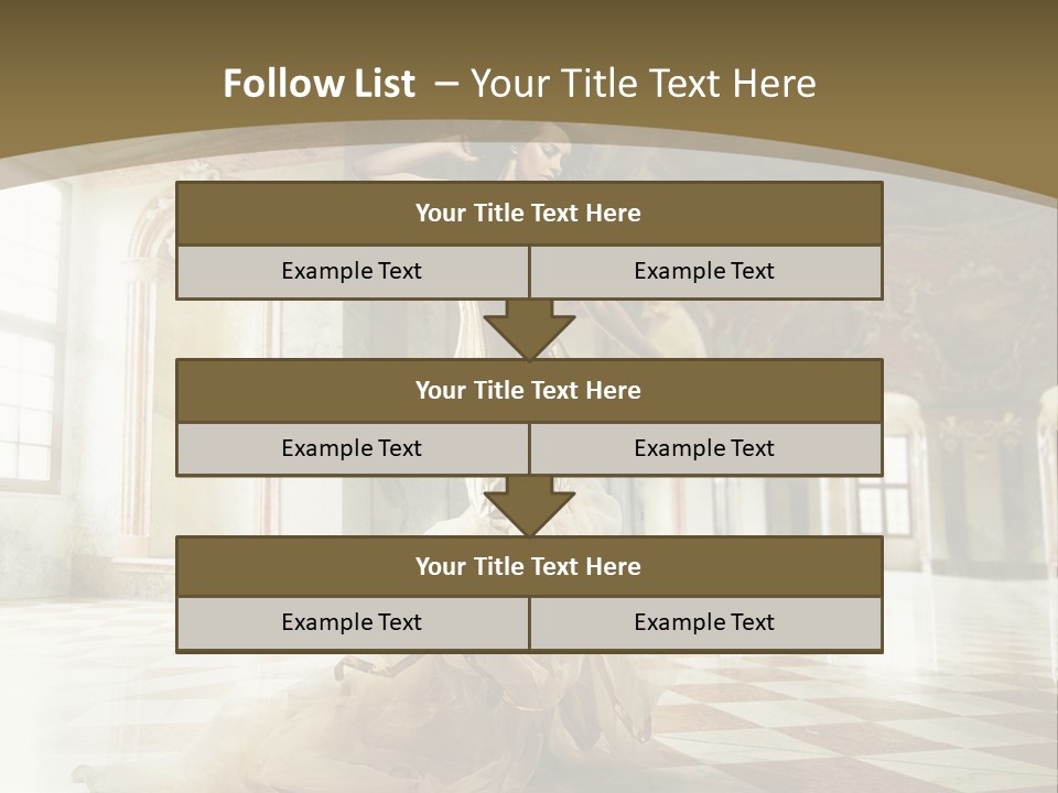 Female Glamor Fashion PowerPoint Template