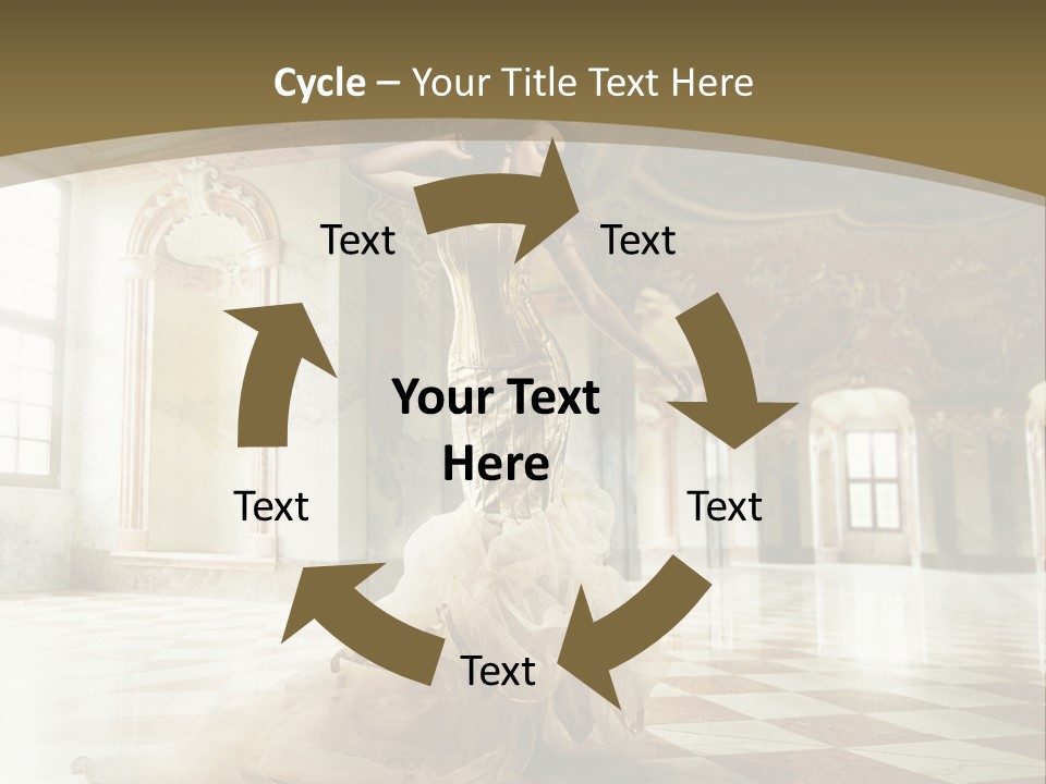 Female Glamor Fashion PowerPoint Template