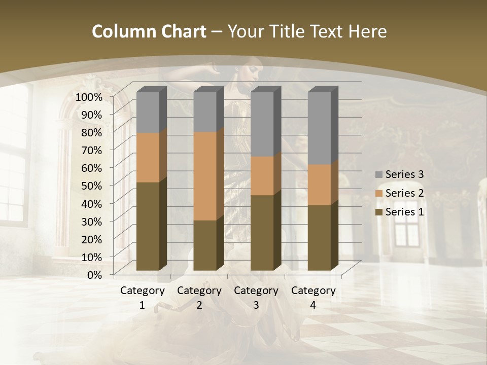 Female Glamor Fashion PowerPoint Template