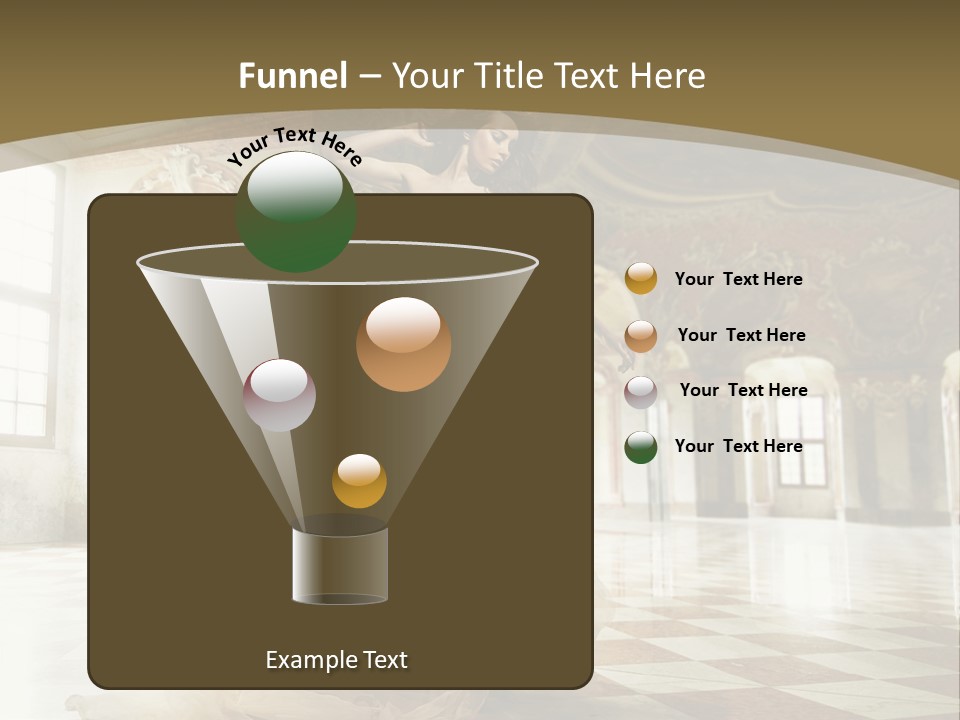 Female Glamor Fashion PowerPoint Template
