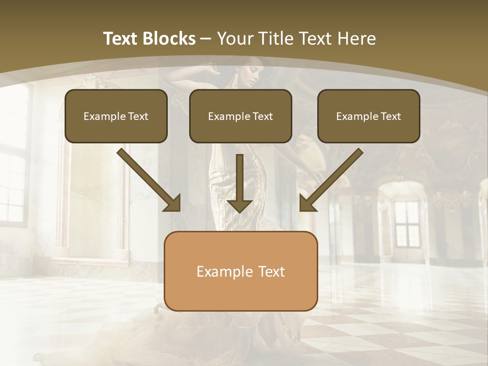 Female Glamor Fashion PowerPoint Template