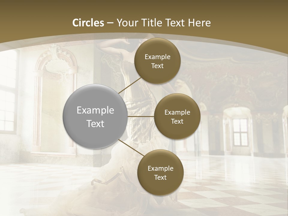 Female Glamor Fashion PowerPoint Template