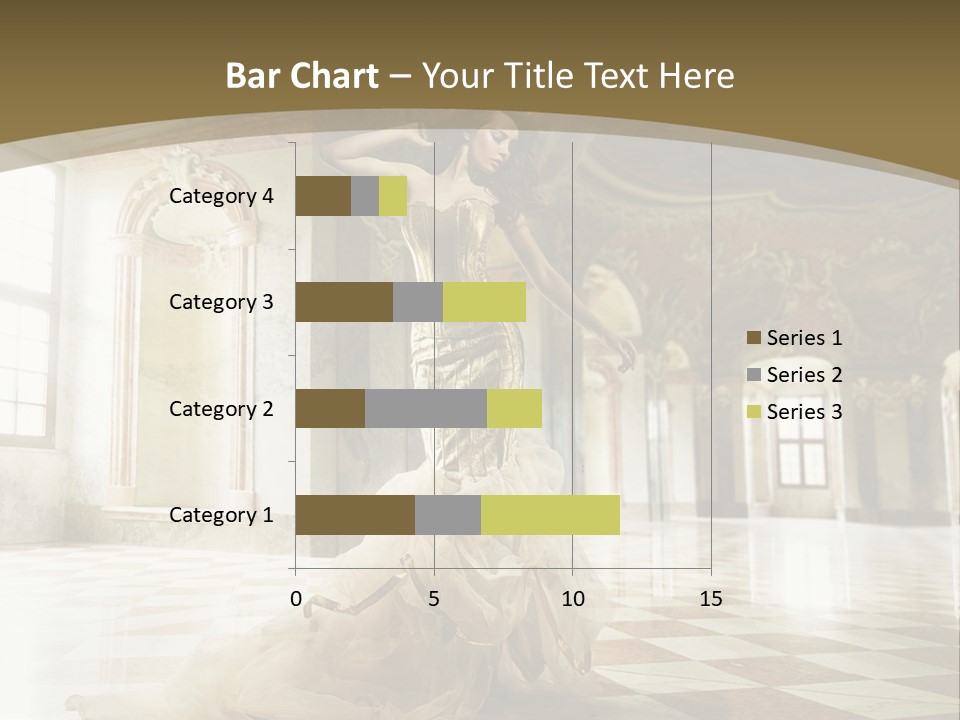 Female Glamor Fashion PowerPoint Template