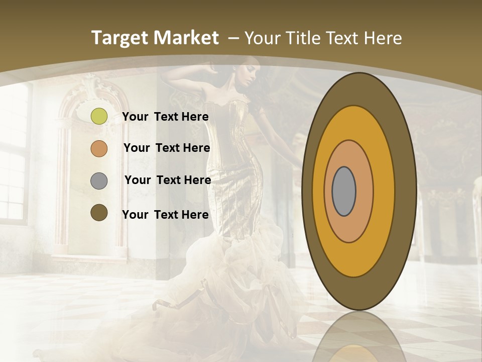 Female Glamor Fashion PowerPoint Template