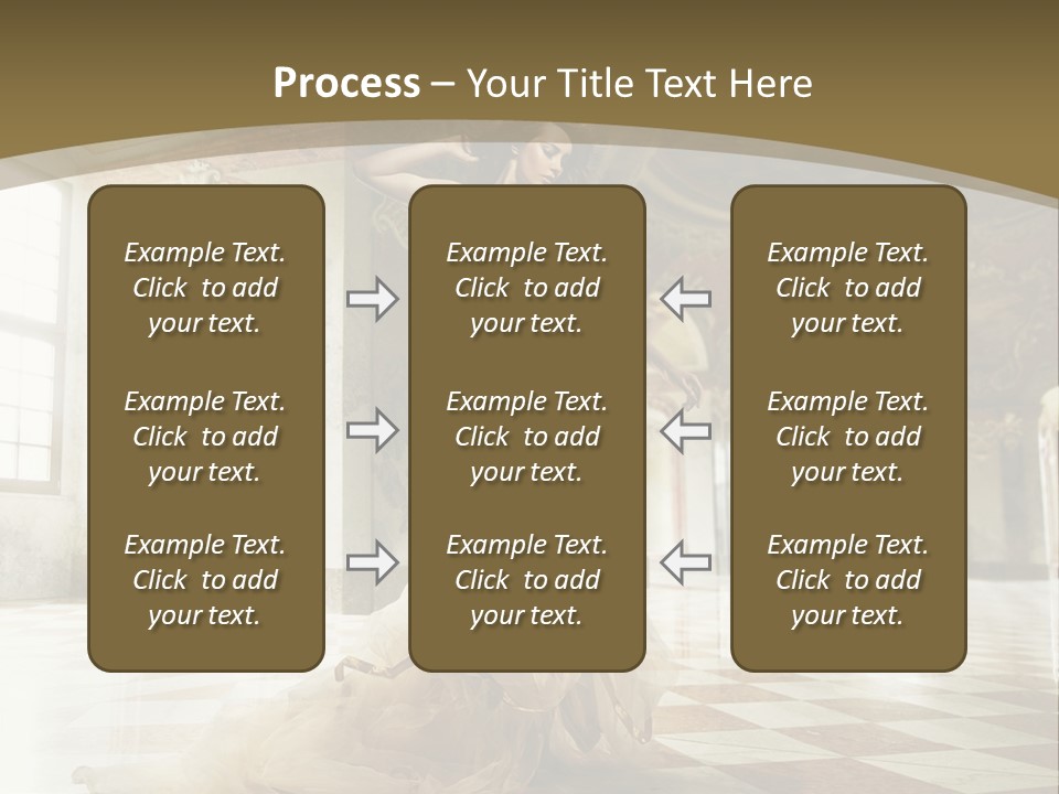 Female Glamor Fashion PowerPoint Template