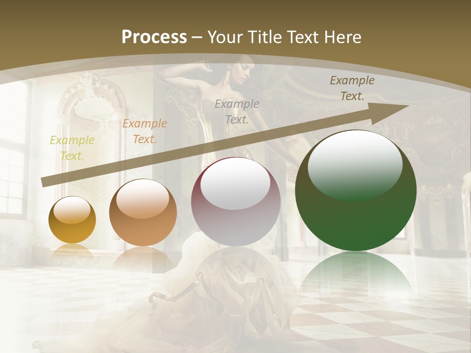 Female Glamor Fashion PowerPoint Template