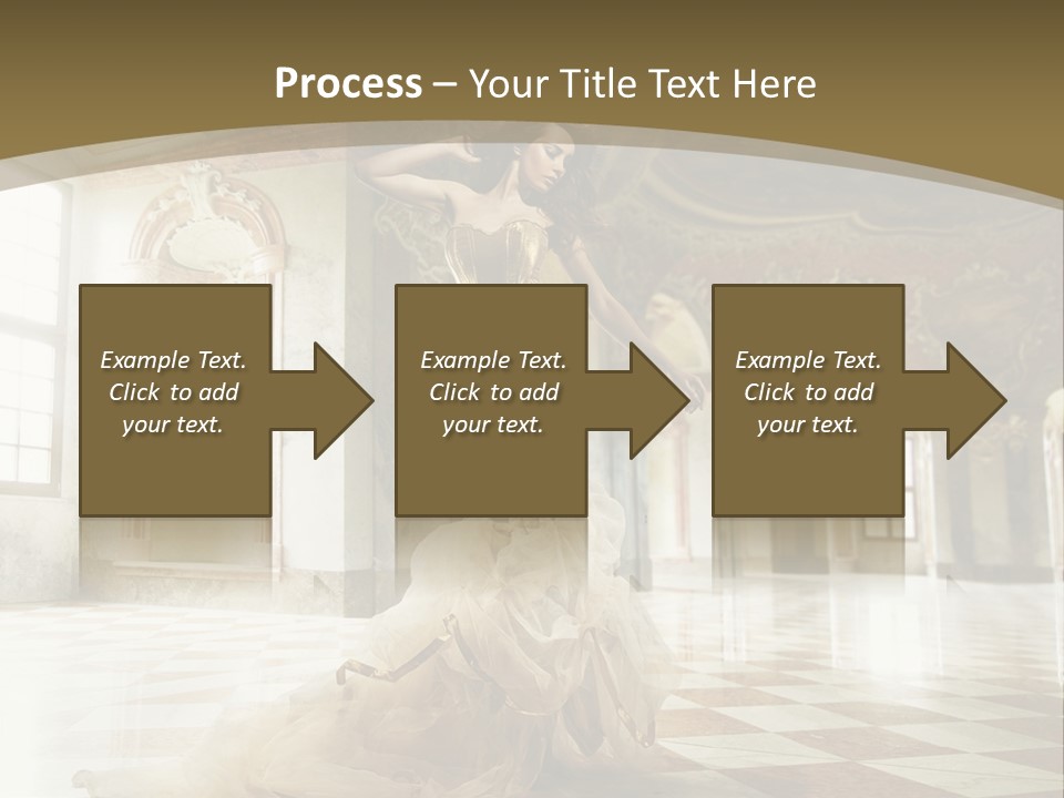 Female Glamor Fashion PowerPoint Template