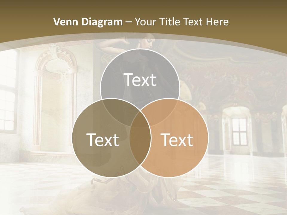 Female Glamor Fashion PowerPoint Template