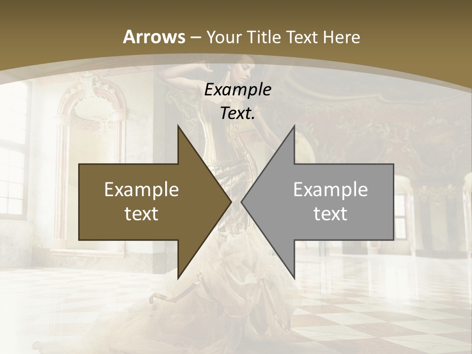 Female Glamor Fashion PowerPoint Template