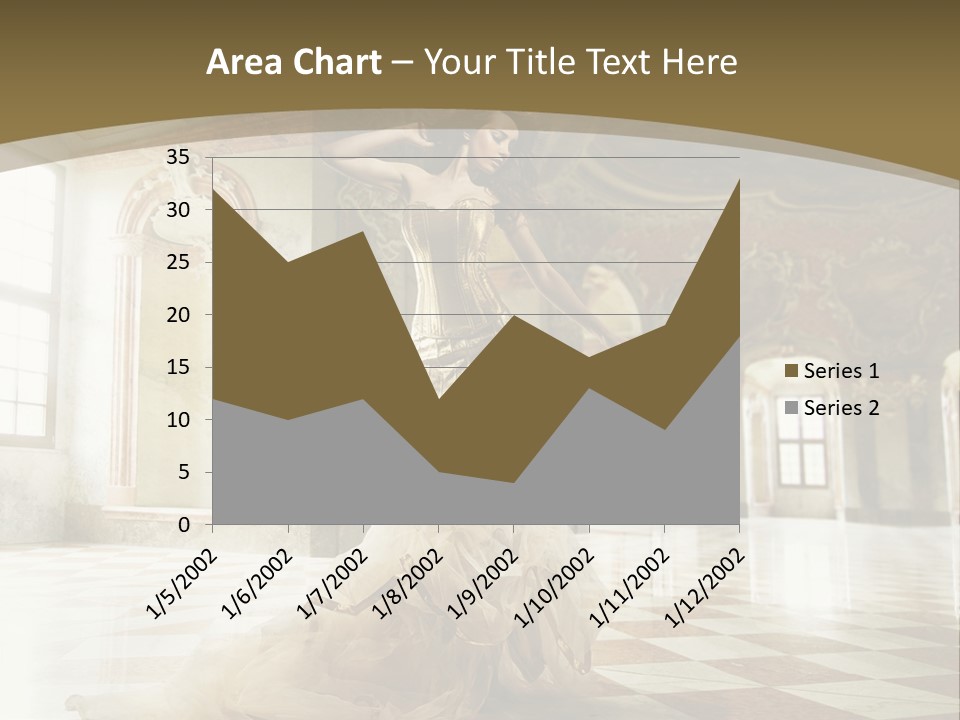 Female Glamor Fashion PowerPoint Template