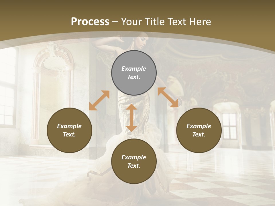 Female Glamor Fashion PowerPoint Template