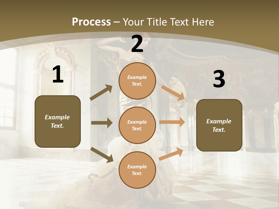 Female Glamor Fashion PowerPoint Template