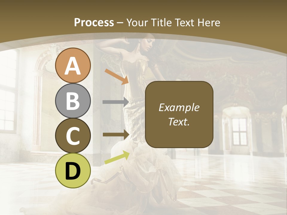 Female Glamor Fashion PowerPoint Template