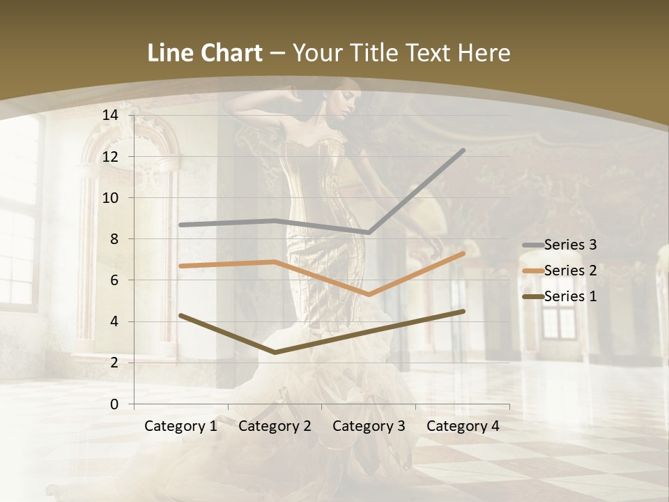 Female Glamor Fashion PowerPoint Template