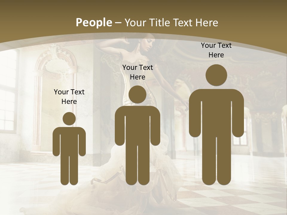 Female Glamor Fashion PowerPoint Template