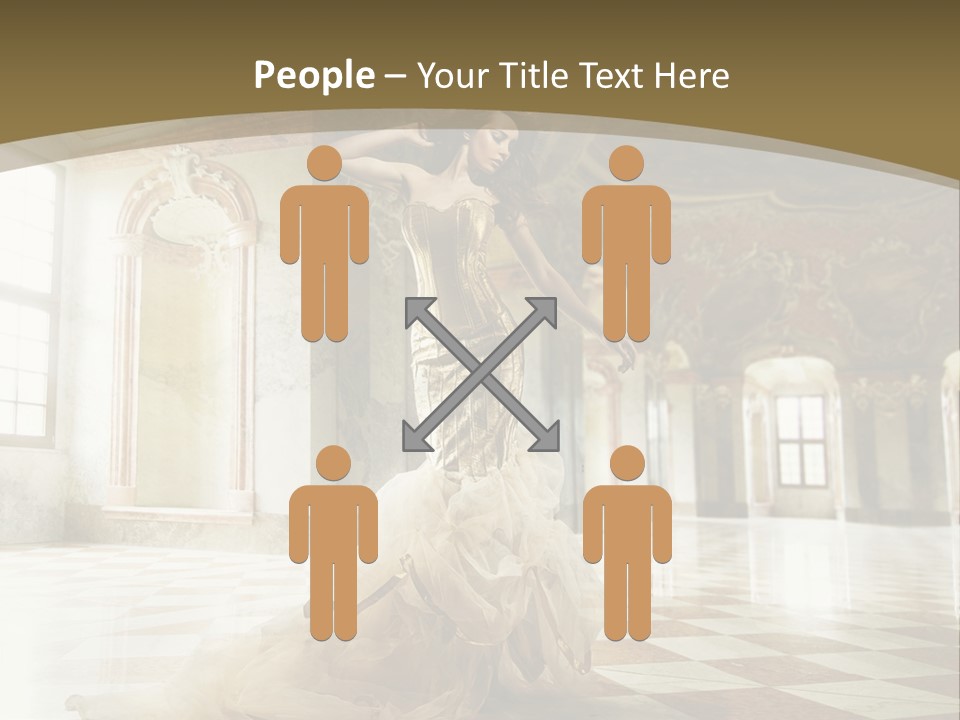 Female Glamor Fashion PowerPoint Template