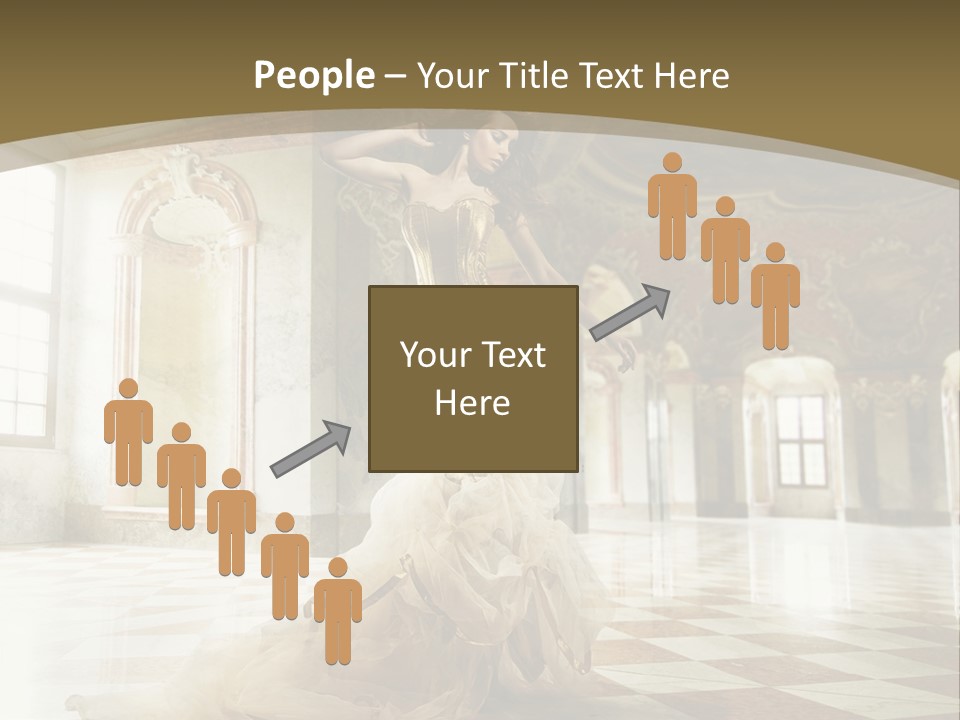 Female Glamor Fashion PowerPoint Template