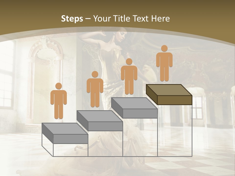 Female Glamor Fashion PowerPoint Template