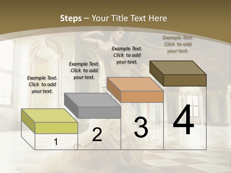 Female Glamor Fashion PowerPoint Template