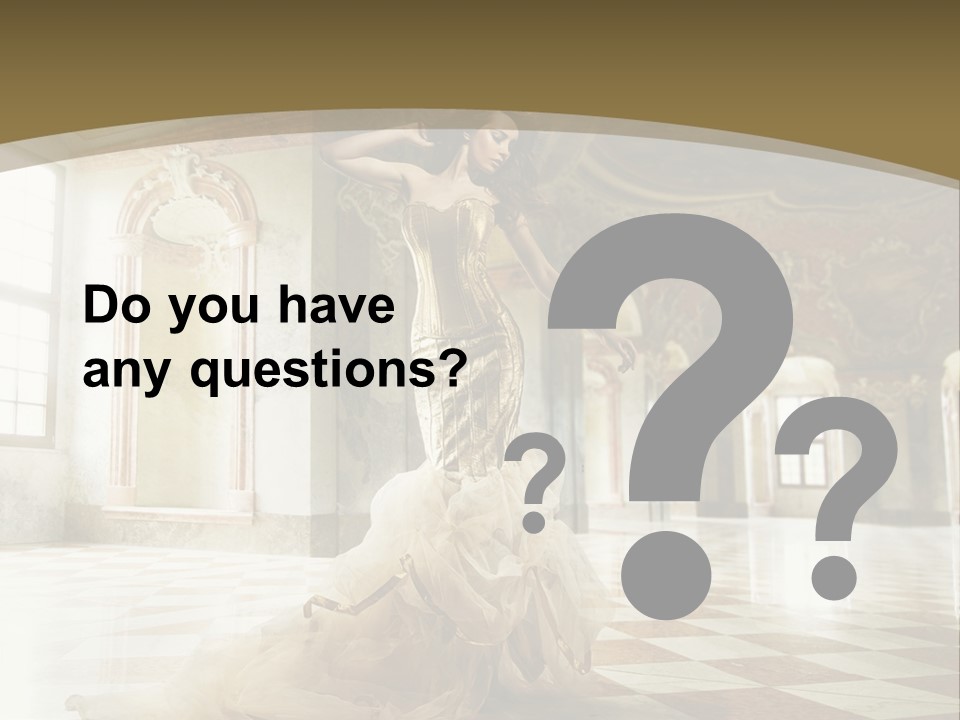 Female Glamor Fashion PowerPoint Template