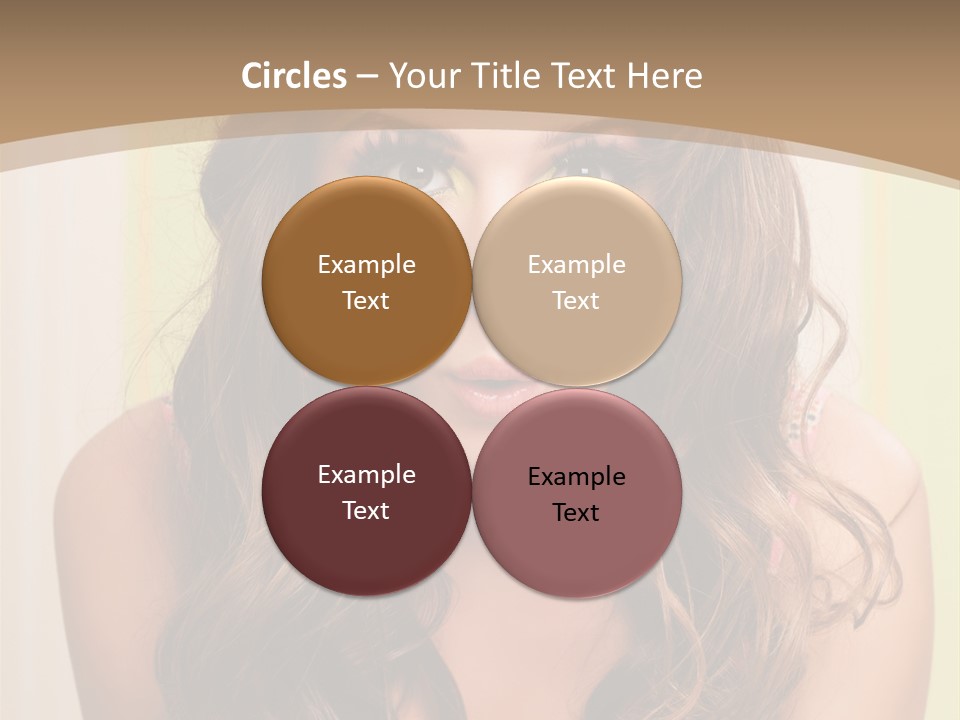 A Woman With A Birthday Cake With Candles On It PowerPoint Template