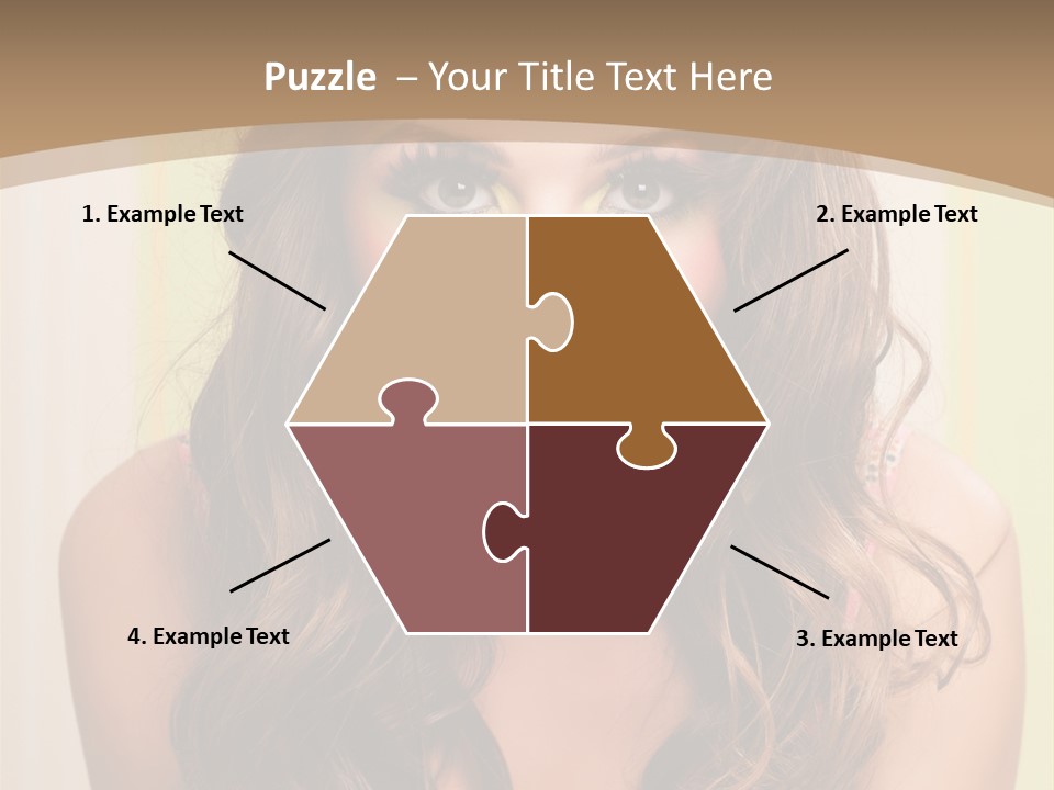 A Woman With A Birthday Cake With Candles On It PowerPoint Template