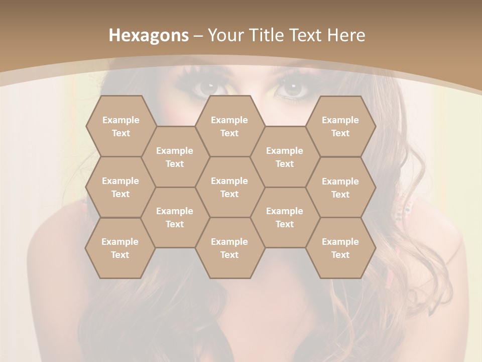 A Woman With A Birthday Cake With Candles On It PowerPoint Template