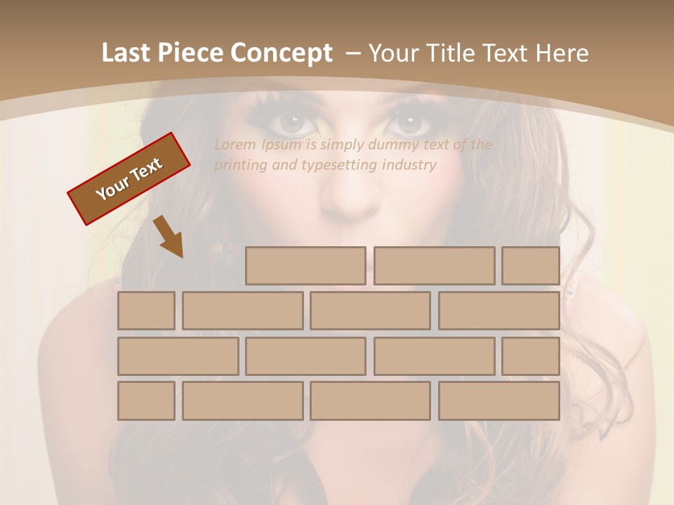 A Woman With A Birthday Cake With Candles On It PowerPoint Template