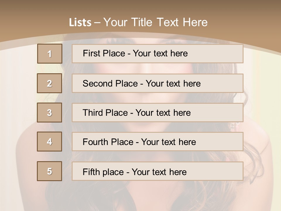 A Woman With A Birthday Cake With Candles On It PowerPoint Template