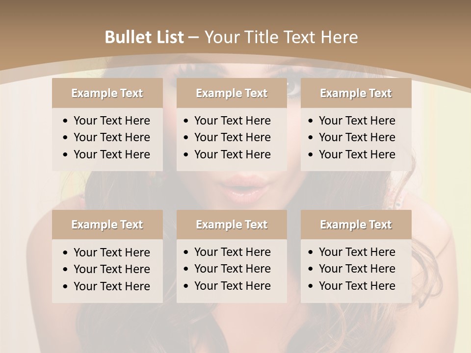 A Woman With A Birthday Cake With Candles On It PowerPoint Template