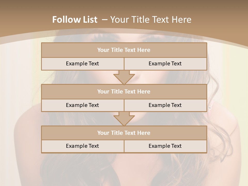 A Woman With A Birthday Cake With Candles On It PowerPoint Template