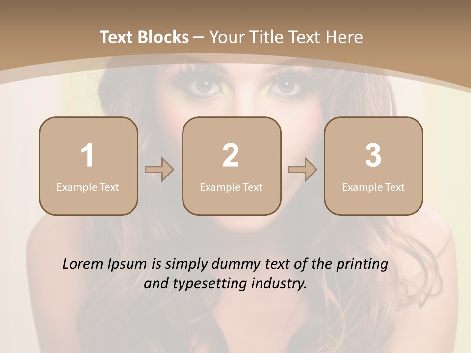 A Woman With A Birthday Cake With Candles On It PowerPoint Template