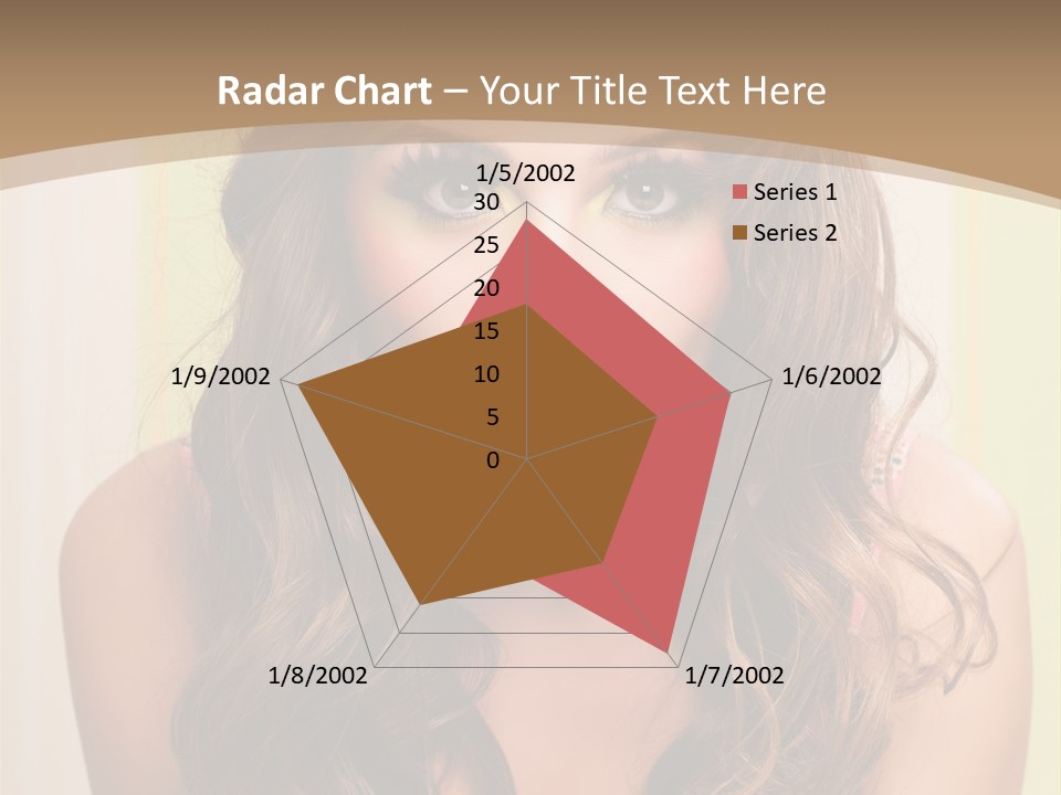 A Woman With A Birthday Cake With Candles On It PowerPoint Template