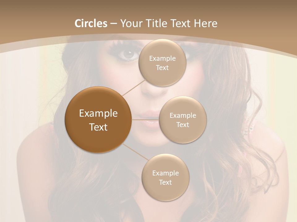 A Woman With A Birthday Cake With Candles On It PowerPoint Template