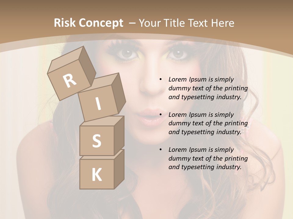 A Woman With A Birthday Cake With Candles On It PowerPoint Template