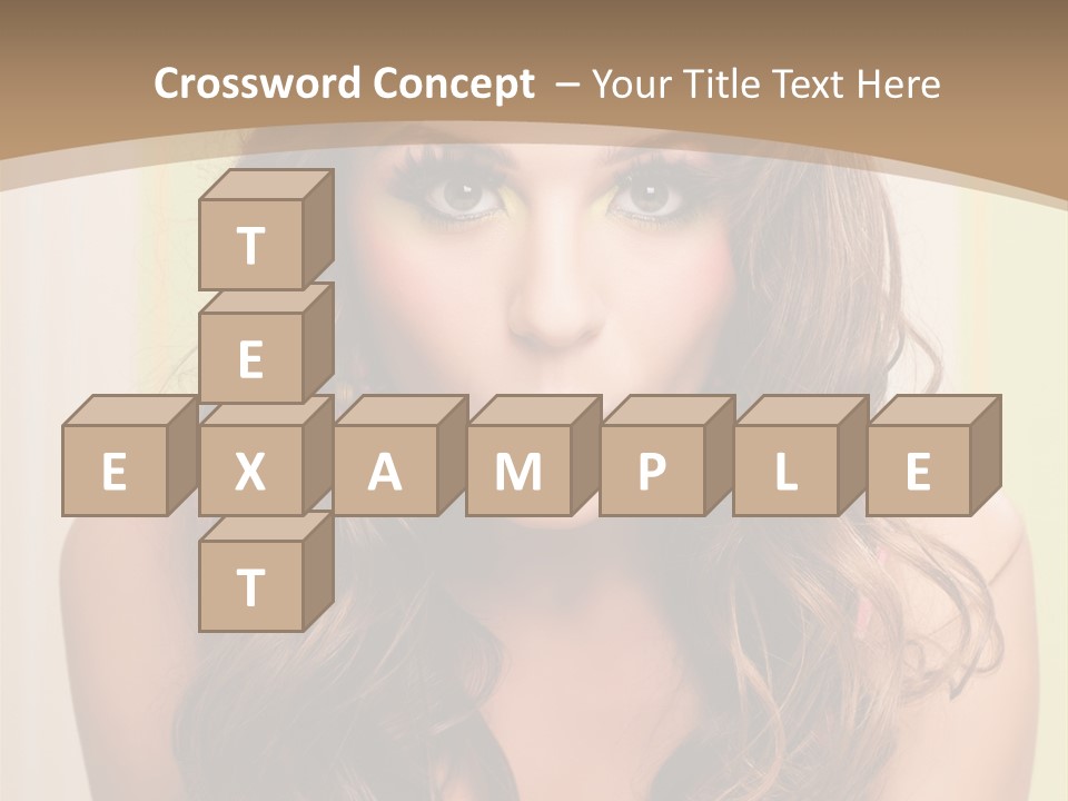 A Woman With A Birthday Cake With Candles On It PowerPoint Template