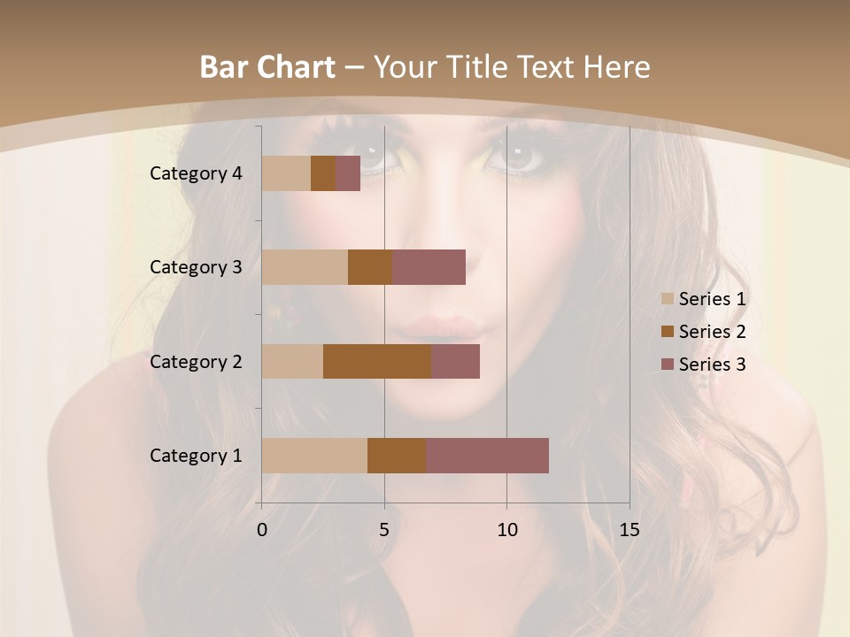 A Woman With A Birthday Cake With Candles On It PowerPoint Template