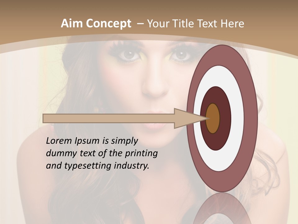 A Woman With A Birthday Cake With Candles On It PowerPoint Template