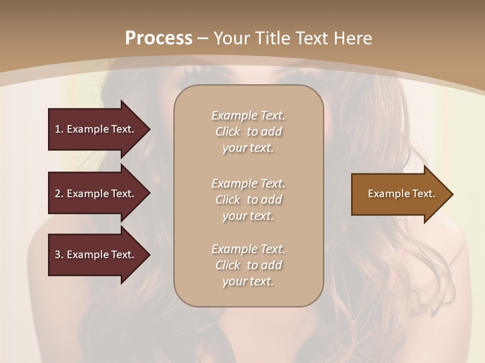 A Woman With A Birthday Cake With Candles On It PowerPoint Template