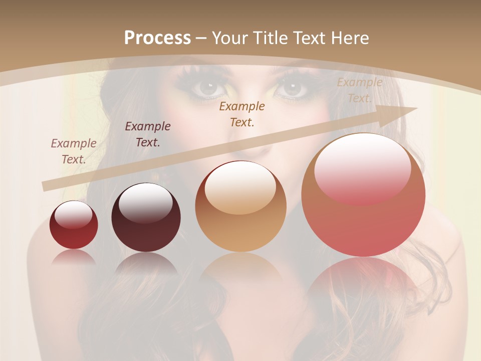 A Woman With A Birthday Cake With Candles On It PowerPoint Template