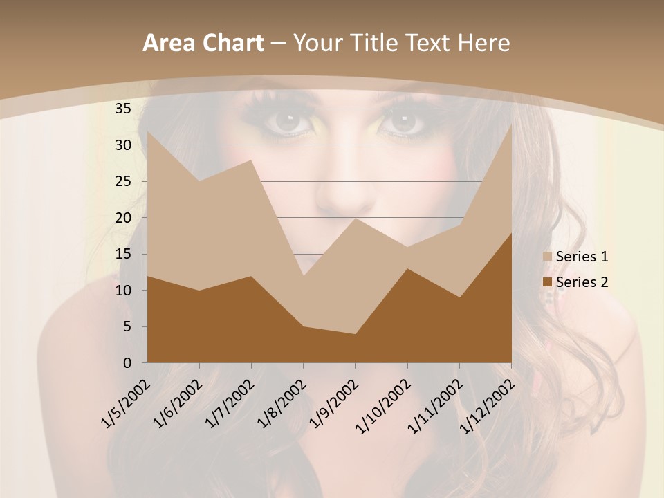 A Woman With A Birthday Cake With Candles On It PowerPoint Template