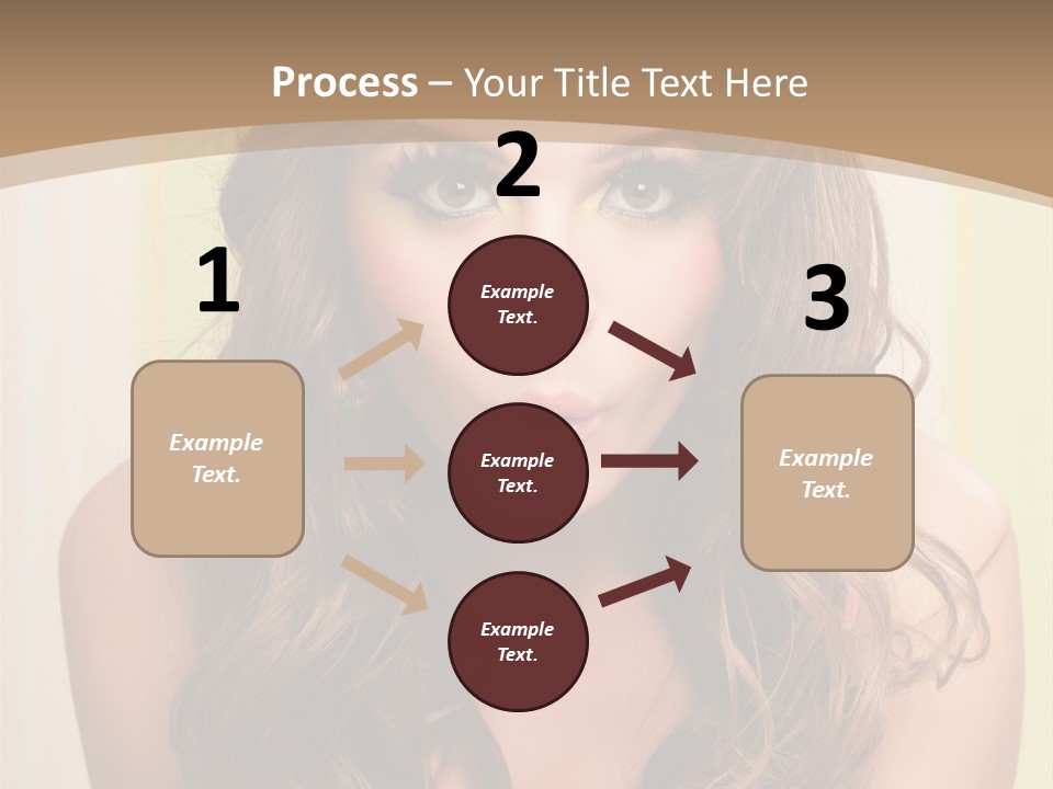 A Woman With A Birthday Cake With Candles On It PowerPoint Template